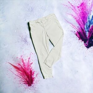 Joe’s Jeans White Skinny Crop Jeans Sz 31